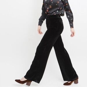 Jenni Kanye Velvet Pants size 4 black new with tag